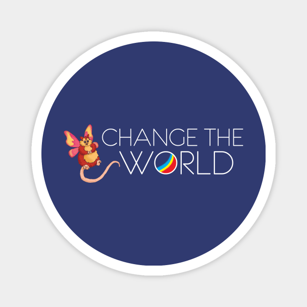 Change the World Magnet by Heyday Threads